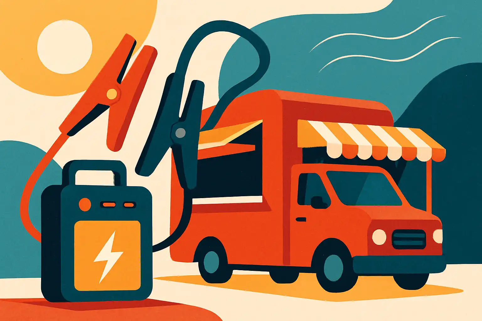 Zo maak je van je jumpstarter een betrouwbare back-up voor je foodtruck of marktkraam