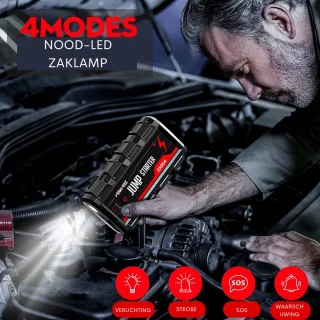 Powerbank Draagbare Jumpstarter - Powerbank - Draagbare Jumpstarter - Jump Starter - Car Jump Starter - 2500A Peak 22800mAh - 12V - Car Battery Starter - USB Quick Charge 3.0
