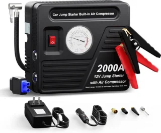 Jumpstarter Voor Auto - Starthulp - Starthulp Voor Auto - Jumpstarter Powerbank - Jumpstarter Met Compressor