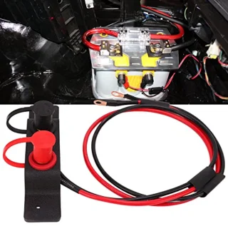 Batterij Terminal Verplaatsing KitBatterij Jump PostBatterij Opladen Jump Post, Batterij Terminal Relocation Kit 1.2m Kabel Opladen Jump Post Vervanging Terminals & Ends