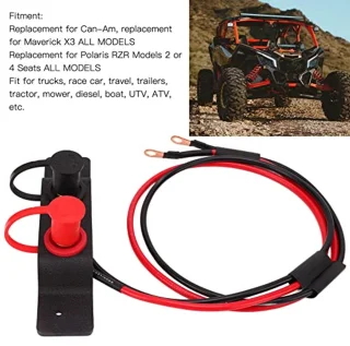 Batterij Terminal Verplaatsing KitBatterij Jump PostBatterij Opladen Jump Post, Batterij Terminal Relocation Kit 1.2m Kabel Opladen Jump Post Vervanging Terminals & Ends