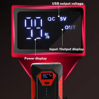 600A Accu Starter 18000mAh Powerbank voor Alle Auto's Noodstart