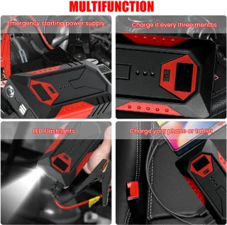 600A Accu Starter 18000mAh Powerbank voor Alle Auto's Noodstart