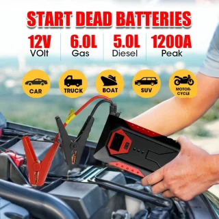 600A Accu Starter 18000mAh Powerbank voor Alle Auto's Noodstart