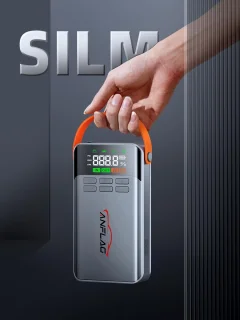 Starthulp Powerbank 5500A met Compressor en LED-Zaklamp voor Auto's