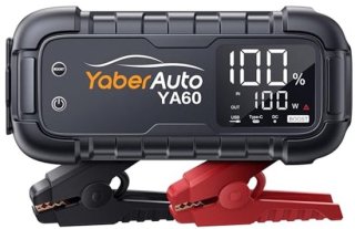 Draagbare Starthulp voor Autoaccu's 6000 A - Snellaadtechnologie, Groot Display en LED Zaklamp review