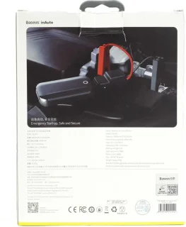 Baseus 8000mAh Jumpstarter - Draagbare Starter - Powerbank - Jumpstarter voor Auto - 12V - Accukabel Auto - Startkabels - Snelstarter - Starthulp voor Auto - Startbooster 800A (CRJS01-01) zwart