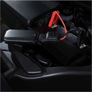 Baseus 8000mAh Jumpstarter - Draagbare Starter - Powerbank - Jumpstarter voor Auto - 12V - Accukabel Auto - Startkabels - Snelstarter - Starthulp voor Auto - Startbooster 800A (CRJS01-01) zwart
