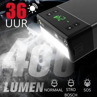 Startkabels Met Accu - Jumpstarter Voor Auto - Starthulp