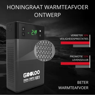 Startkabels Met Accu - Jumpstarter Voor Auto - Starthulp