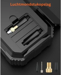 CLVP® Jumpstarter met Compressor - Startkabels - Starthulp voor Auto - Accubooster - Zwart en Grijs