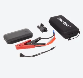 Altijd Voorbereid Onderweg: Multifunctionele Jumpstarter met 12V Powerbank, LED Zaklamp met SOS-functie en Startkabels – De Ultieme Noodoplossing voor Auto’s, Mobieltjes en Tablets – Ideaal voor Pechhulp en Noodgevallen!