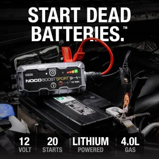 Draagbare Lithium-Accu Auto Starthulp - 500A Jumpstarter en Powerbank voor Benzinemotoren tot 4L