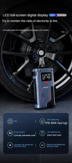 20000mAh 150PSI Draagbare Auto Springstart Power Bank 12V 5000A