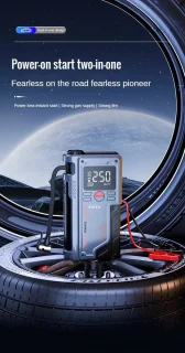 20000mAh 150PSI Draagbare Auto Springstart Power Bank 12V 5000A