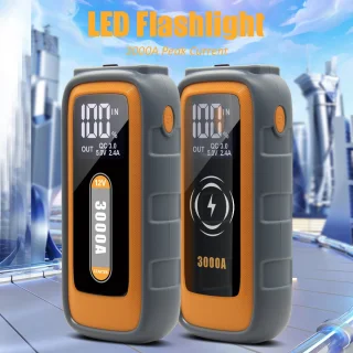 26800mAh Auto Starter Powerbank met Luchtpomp 3000A