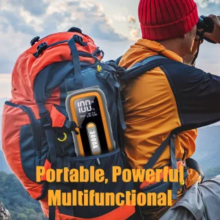 26800mAh Auto Starter Powerbank met Luchtpomp 3000A