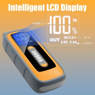 26800mAh Auto Starter Powerbank met Luchtpomp 3000A