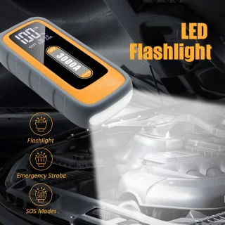 26800mAh Auto Starter Powerbank met Luchtpomp 3000A