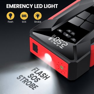 28000mAh Auto Starter Power Bank met Luchtpomp en Batterijbooster
