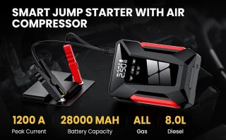 28000mAh Auto Starter Power Bank met Luchtpomp en Batterijbooster