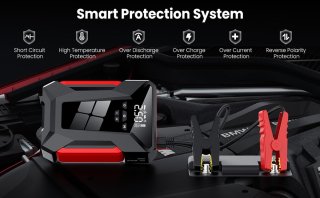 28000mAh Auto Starter Power Bank met Luchtpomp en Batterijbooster