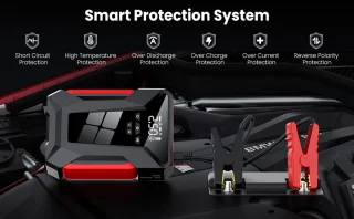 28000mAh Auto Starter Power Bank met Luchtpomp en Batterijbooster