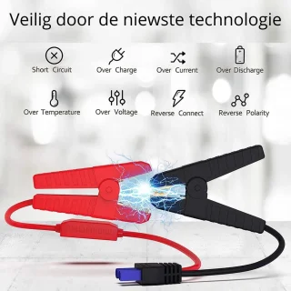 6-in-1 Jumpstarter Auto 12V 20000mAh 600A Met Startkabels