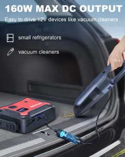 AB SHOP Startbooster Jumpstarter 26800mAh Rood/Zwart