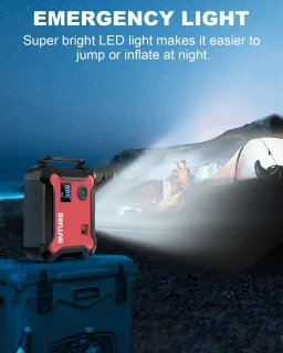 AB SHOP Startbooster Jumpstarter 26800mAh Rood/Zwart