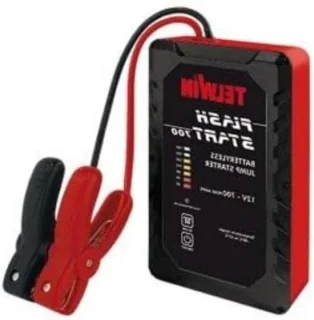 Accu booster 12 volt zwart