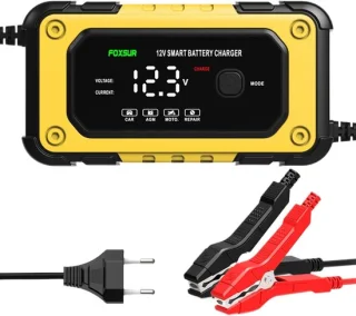 Accustarter auto 12 V zwart