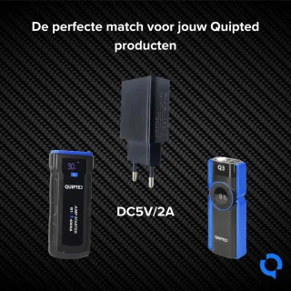 Adapter 5V 2A USB voor Jumpstarter en Oplader