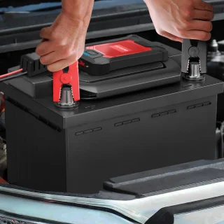 Auronic Jumpstarter 12V 600A 7200mAh Rood/Zwart