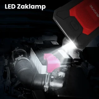 Auronic Jumpstarter 12V 600A 7200mAh Rood/Zwart