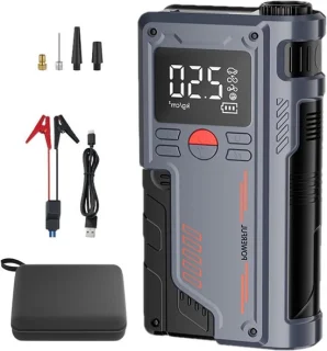Auto accustarter draagbare booster zwart