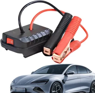 Auto batterijstarter zwart