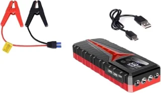 Auto jump starter zwart