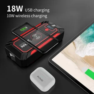 Auto jumpstarter 2500A piekstroom draagbare power bank