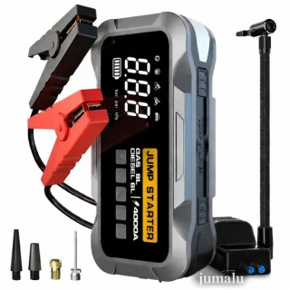Jumalu Jump Starter 4000A: compacte krachtpatser met compressor en powerbank