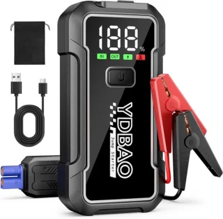 Auto-startbooster 12V met LCD-display - ShopVlot
