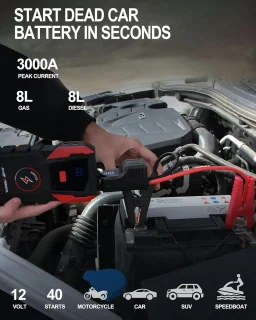 Auto Starthulp Pack Startbooster 12V