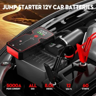 Auto Starthulp Powerbank 23800mAh Jump Starter 5000A 12V