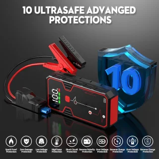 Auto Starthulp Powerbank 23800mAh Jump Starter 5000A 12V