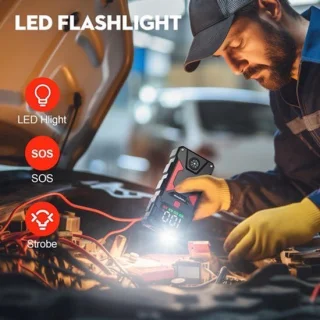 Auto starthulp powerbank 6000A 12V jumpstarter
