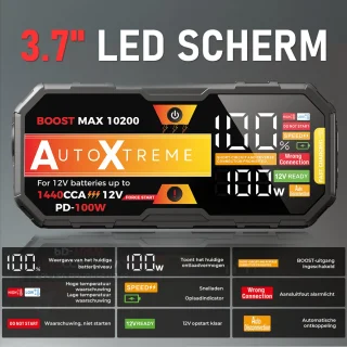 AutoXtreme Boost Max 10200 Jumpstarter 12V