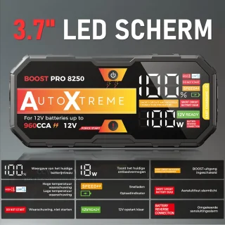 AutoXtreme Boost Pro 8250 Jumpstarter 12V