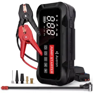 Averon 12V 5-in-1 Jumpstarter: De Alleskunner voor Pech onderweg