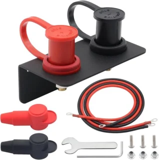 Batterij jump post starter zwart
