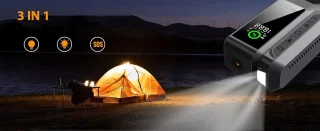 Bedee 12V Auto Starthulp 8000 mAh Zwart